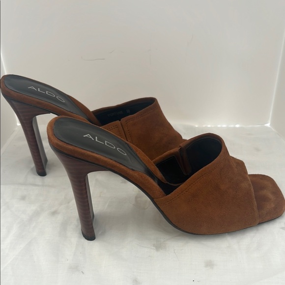 Aldo Brown Heeled Sandals - Picture 6 of 8